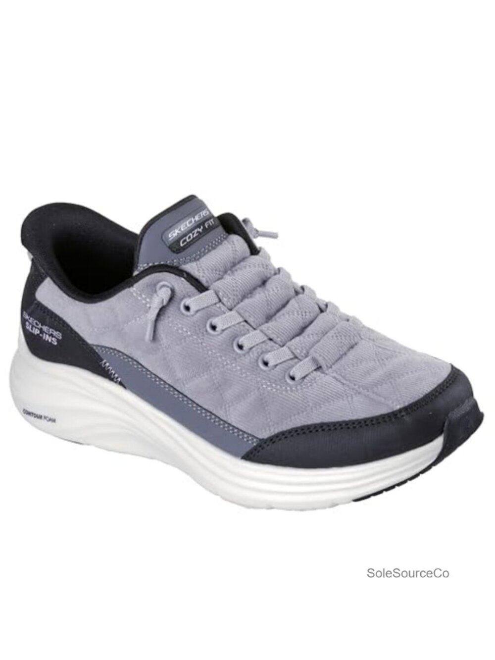 Skechers Hands Free Slip-ins Quilted Sneakers Contour Foam Comfort